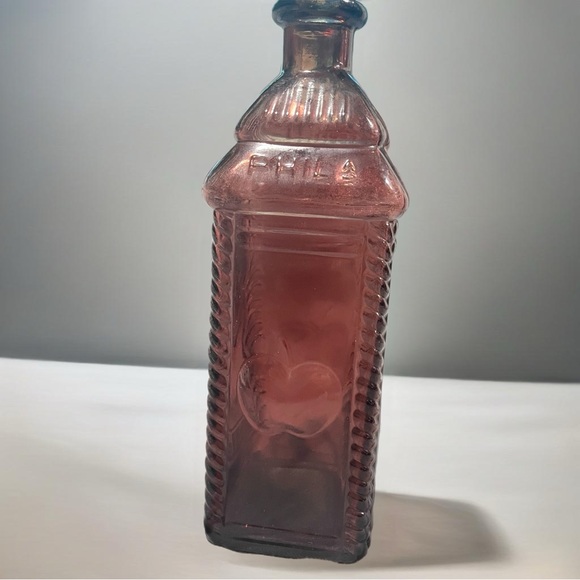 Antique Berring's Bitters Amethyst Apothecary Bottle, Phila, PA USA - Picture 10 of 16